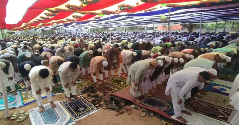 রাঙামাটিতে ঈদের জামাত অনুষ্ঠিত